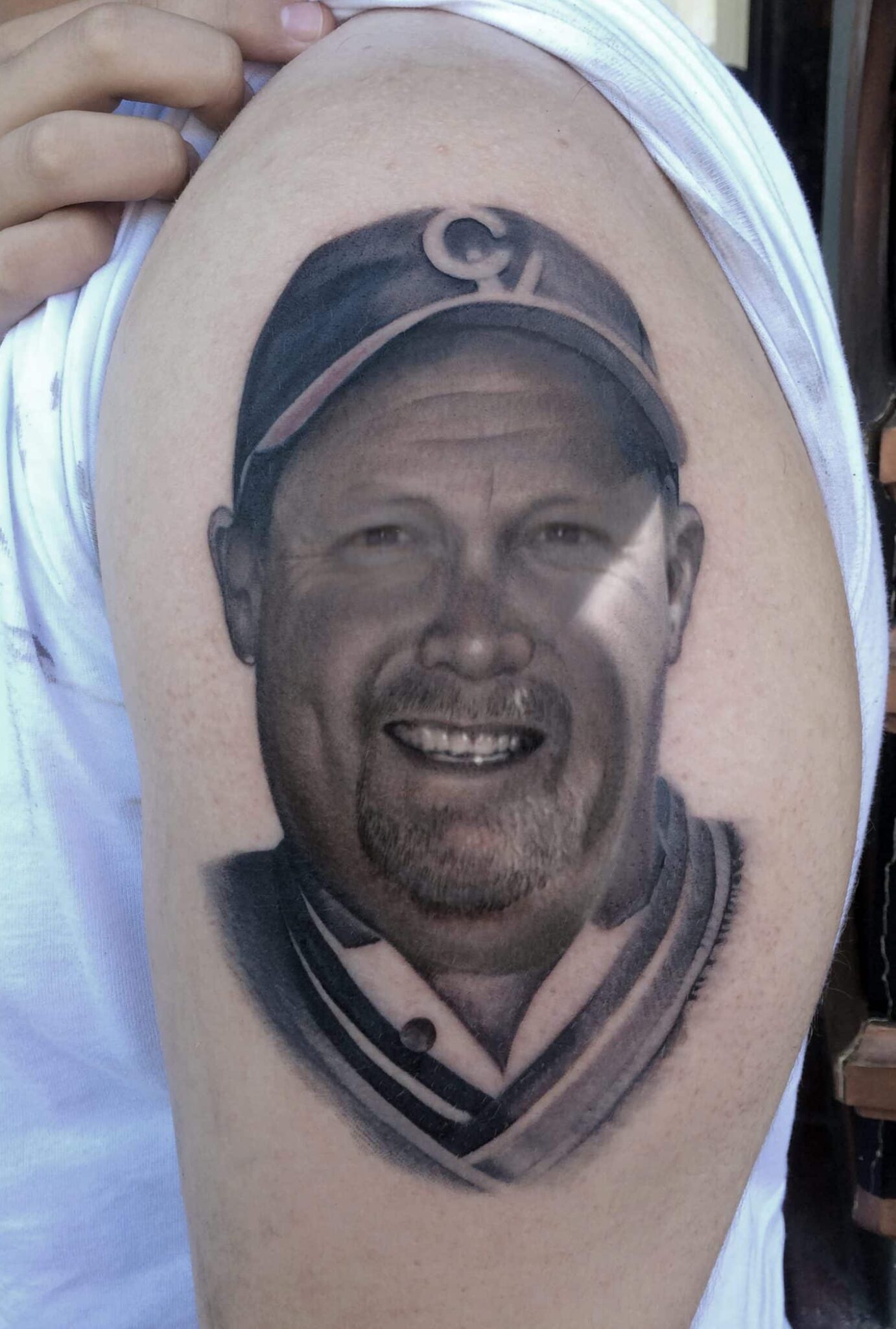 Realistic portrait tattoo