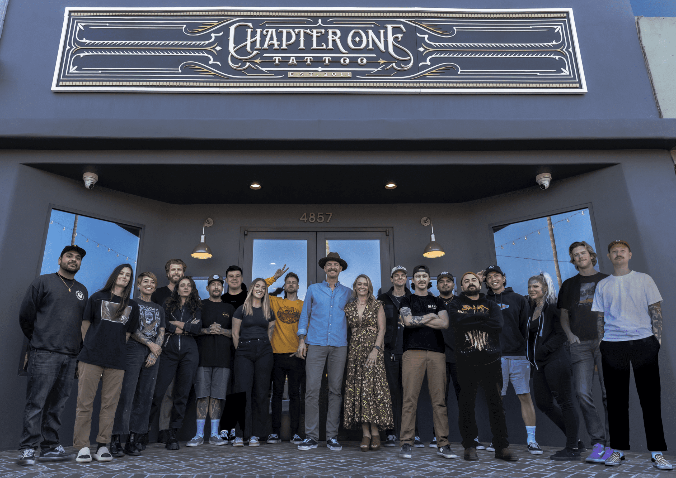 Chapter One Tattoo team and storefront
